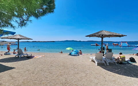 Zadar Bibinje 208: Coastal And Oceanic Landforms, Sea, Coast, Beach, Shore, Outdoor Furniture, Ocean, Leisure, Resort, Vacation