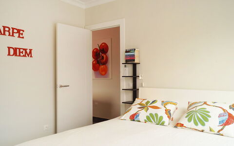 Plaza de Las Flores: Furniture, Plant, Comfort, Orange, Textile, Building, Wood, Interior Design, Paint, Floor