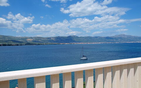 Trogir Arbanija 100: Sky, Water, Blue, Sea, Ocean, Property, Cloud, Horizon, Shore, Azure