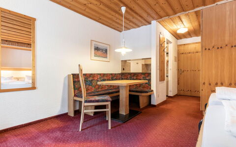 Atlantis Apartments by Mein Samnaun – Mo: Interior Design, Ceiling, Room, Hotel, Picture Frame, Hardwood, Shelf, Cabinetry