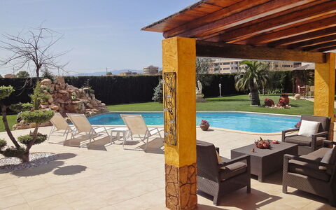 L'Aldea: Swimming Pool, Property, House, Building, Sky, Patio, Vacation, Furniture, Home, Resort