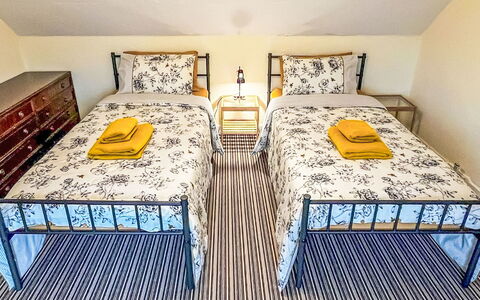 Harlosh: Bed, Bedroom, Bedding, Interior Design, Bed Sheet, Floor, Furniture, Linens, Flooring, Textile