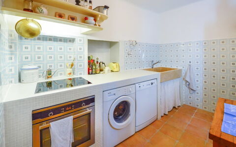 Dubravka: Laundry Room, Cabinetry, Property, Washing Machine, Clothes Dryer, Home Appliance, Interior Design, Architecture, Floor, Major Appliance