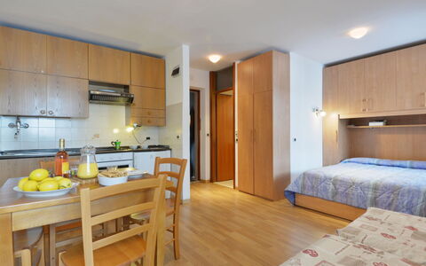 Canazei 590: Furniture, Building, Cabinetry, Countertop, Wood, Table, Comfort, Kitchen Appliance, Interior Design, House