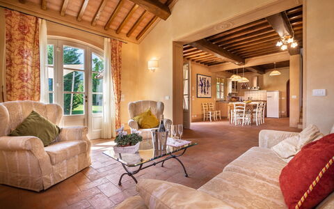 Le Vigne 6: Furniture, Property, Comfort, Building, Interior Design, Wood, Architecture, Floor, Flooring, Couch