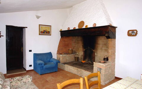 Tenuta Il Tresto: Room, Property, Hearth, House, Building, Furniture, Living Room, Real Estate, Interior Design, Masonry Oven