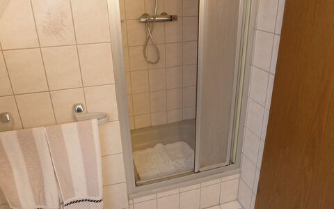 Büscher: Plumbing Fixture, Shower, Bathroom, Shower Door, Door, Shower Head, Flooring, Floor, Plumbing