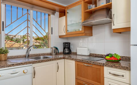 Calahonda Royale: Cabinetry, Building, Countertop, Property, Kitchen Sink, Plant, Kitchen Appliance, Kitchen Stove, Sink, Kitchen