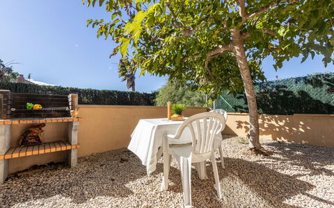 Alex: Sky, Table, Shade, Outdoor Furniture, Wood, Tree, Sunlight, Road Surface, Plant, Leisure