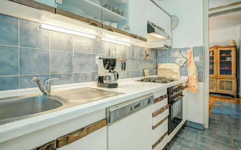 Iris Croatica: Cabinetry, Countertop, Tap, Sink, Kitchen Sink, Plumbing Fixture, Kitchen, Wood, Interior Design, Flooring