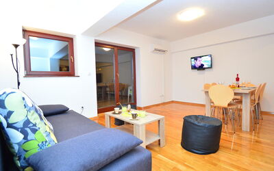 Bilice 150.9: Furniture, Property, Table, Comfort, Azure, Wood, Living Room, Interior Design, Flooring, Television