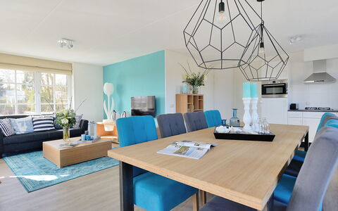Noordwijk 810: Table, Furniture, Property, Couch, Blue, Wood, Lighting, Interior Design, Chair, Window