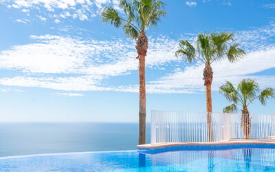 Benitachell 829: Cloud, Water, Sky, Blue, Plant, Tree, Natural Landscape, Swimming Pool, Arecales, Leisure