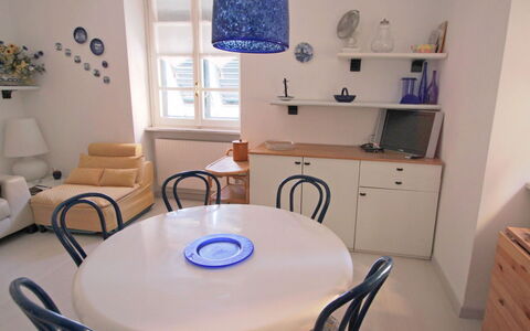 Francesca: Furniture, Blue, Table, Chair, Azure, Cabinetry, Interior Design, Wood, Building, Flooring