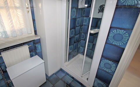 Francesca: Blue, House, Flooring, Window, Bathroom, Door, Electric Blue, Glass, Gas