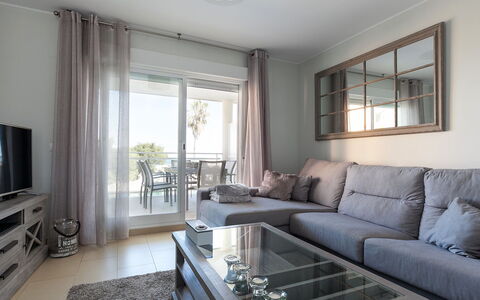 Dénia 766: Property, Room, Furniture, Living Room, Interior Design, Building, Coffee Table, Floor, Table, Real Estate