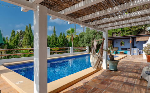 Karima: Swimming Pool, Wood, Furniture, Resort, Flooring, Outdoor Furniture, Floor, Chair, Flowerpot, Eco Hotel