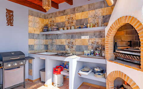 Karima: Flooring, Tile, Wood Stain, Chair, Design, Houseplant, Kitchen, Resort, Flagstone, Flowerpot