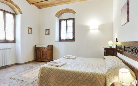 Barberino Valdelsa 155: Bedroom, Room, Furniture, Property, Bed, Interior Design, Bed Frame, Bed Sheet, Building, Ceiling