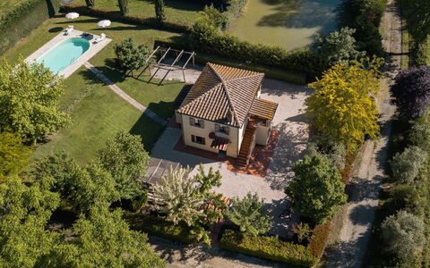 Villa La Fragola: Property, House, Aerial Photography, Home, Estate, Real Estate, Architecture, Building, Mansion, Tree